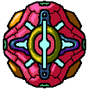 c_rastrelly's tweet photo. Sooo, I've got some art for the boss of World 8, who builds up to be a room of pain. With lasers. For now there's a core and one of shield orbiters.
#indiedev #solodev #shmul #art #pixelart #compactplasmagears https://t.co/FUWoQ9TL3P