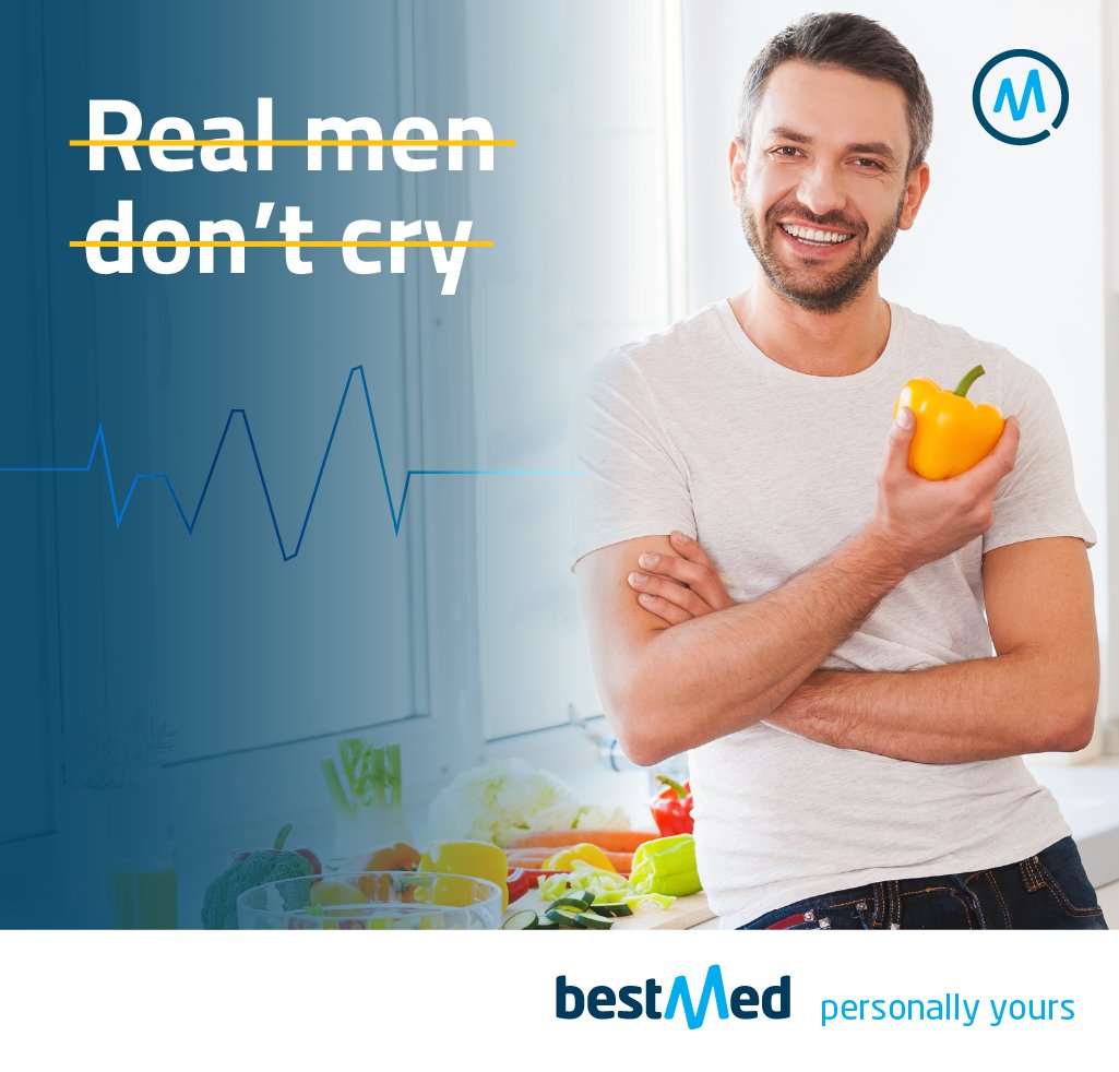 BestmedScheme's tweet photo. Real men look after their health.

Visit https://t.co/EbqRUkWaRT and read up on your preventative care benefits. 

#MenHealthMonth #PreventativeCare https://t.co/7goLWD6deZ