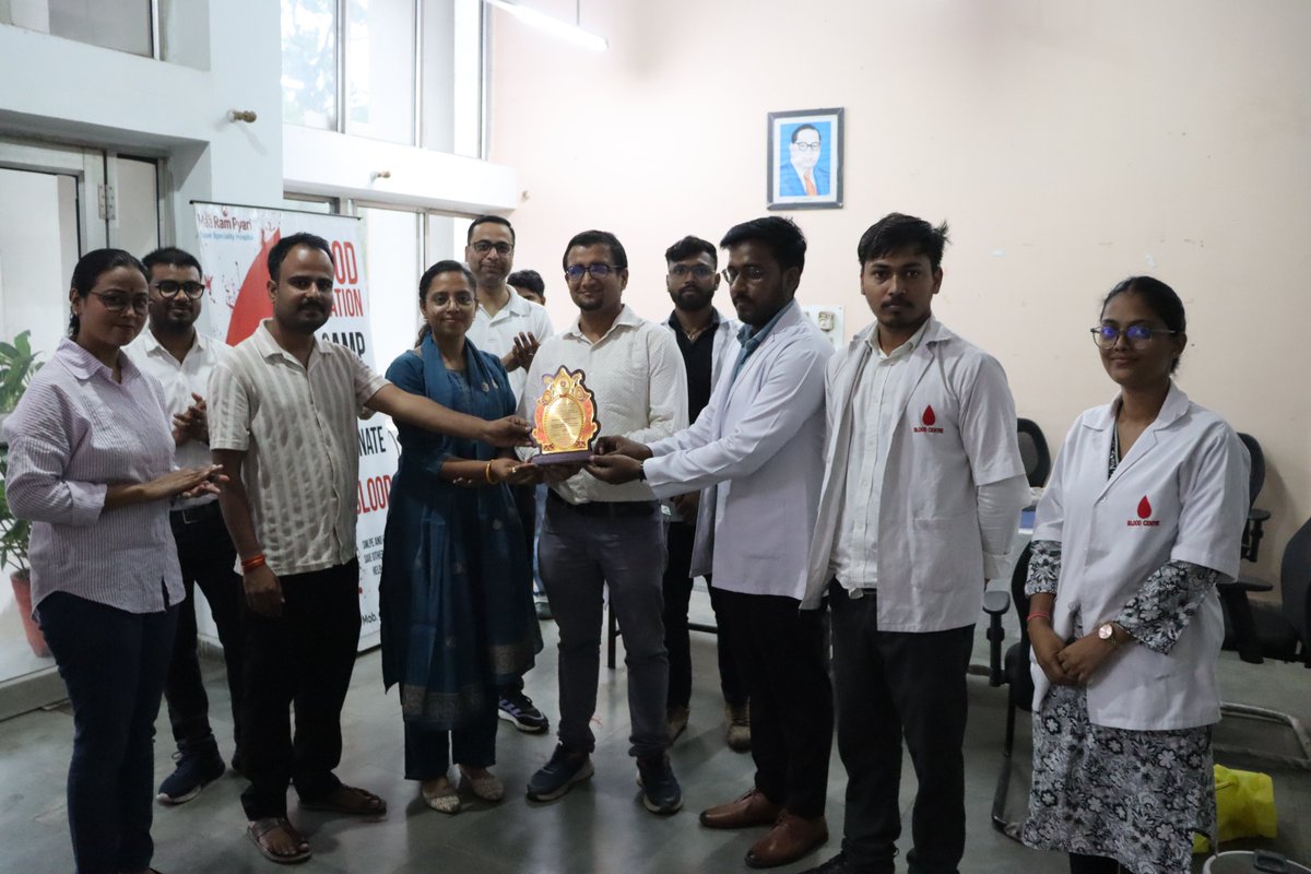 IIITRanchi's tweet photo. The success of this initiative highlights the shared commitment of the IIIT Ranchi community towards compassion, service, &amp; social responsibility.
@narendramodi
@PMOIndia
@dpradhanbjp
@EduMinOfIndia
#WorldBloodDonorDay2026 #iiitranchi #blooddonation #socialresponsibility https://t.co/4f9PGWS1nl