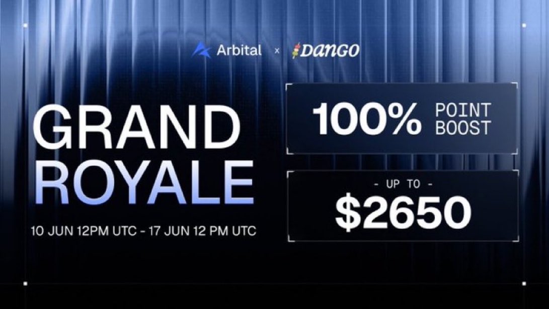 dango's tweet photo. Just over 48 hours left

🏆 Up to $2,650 in rewards
🍡 100% points boost on all pairs

$17.6M traded so far.

The last 48 hours are usually where things get interesting👀 https://t.co/CZClrb4QCN