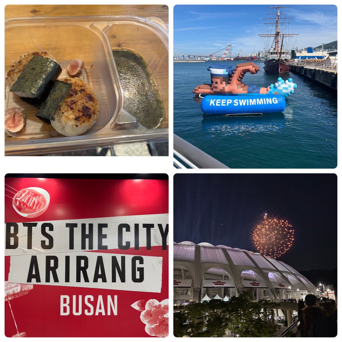 pusyuke7's tweet photo. ３日目鬼スケジュール

08:00 ホテル発
09:00 アシアド着。ガラガラ！
10:00 ベーグル頂きました🥯
12:30 アルテミュージアム
14:00 一号埠頭でスタンプラリー、お昼
15:30 ユーラシアプラットフォームでスタンプラリー
17:00 一度ホテル帰宅
18:30 再びアシアド会場
22:00 ホテル帰宅 https://t.co/pTh0Y3xLvz
