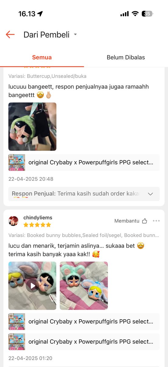afa_bag15's tweet photo. Testimoni penilaian shopee ya https://t.co/XKarEa5X59