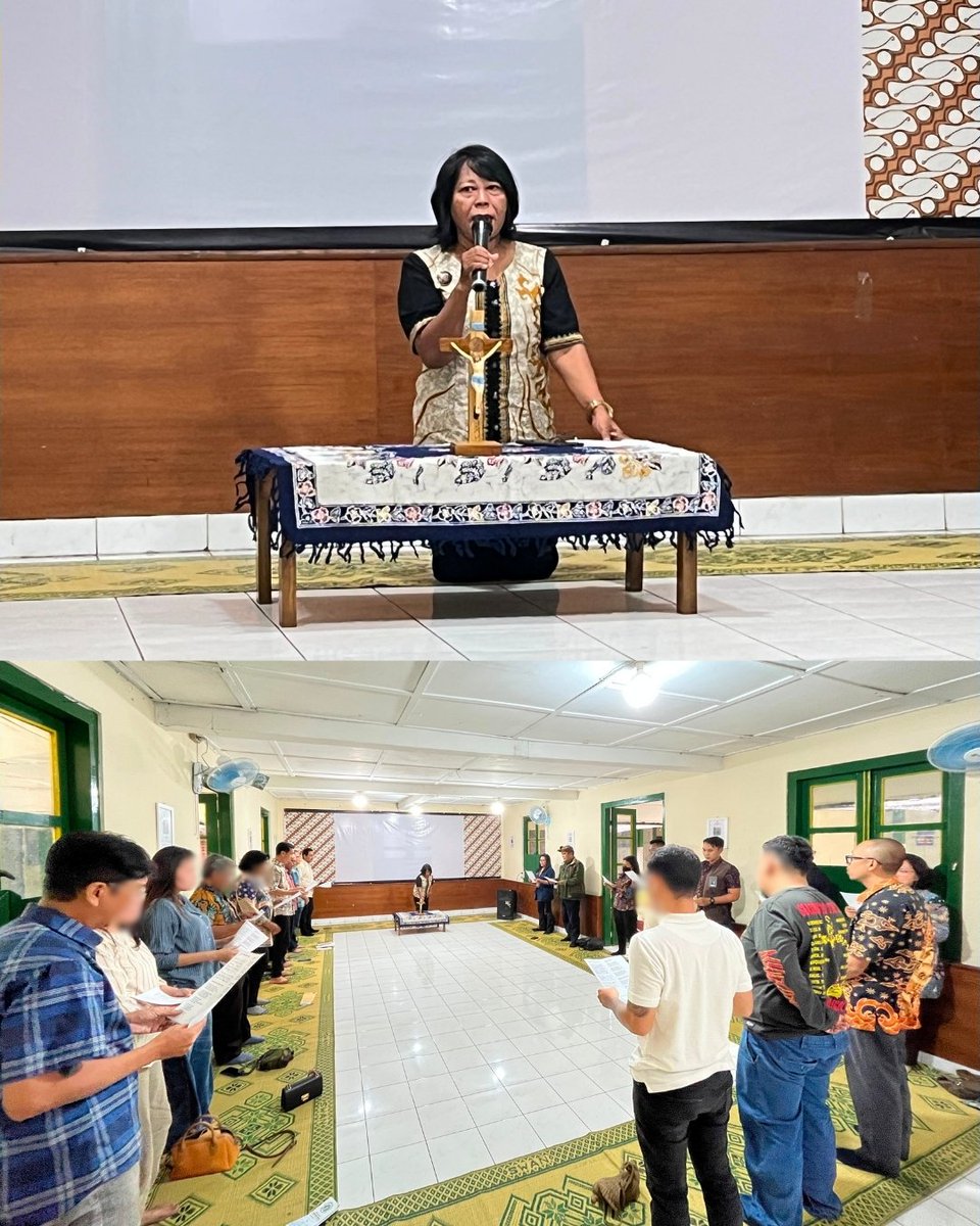 bapasyk's tweet photo. Sebagai wujud nyata dalam memperkuat mental dan moral para Klien Pemasyarakatan yang sedang menjalani masa integrasi, Balai Pemasyarakatan (Bapas) Kelas I Yogyakarta menggelar kegiatan bimbingan rohani Kristen Oikumene di Griya Abhipraya Purbonegoro. https://t.co/ujtd1TgbGu