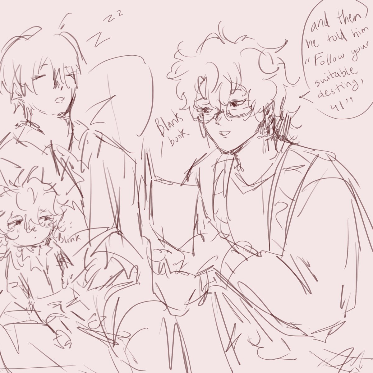kialovesreki's tweet photo. hes reading the kids a bedtime story (its abt him and isagi) 

#hgis #hugosagi https://t.co/5SuPI0ABpy