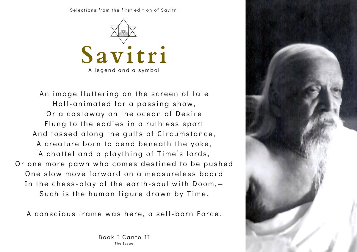 InevitableWord's tweet photo. Daily Verses from Savitri, Book I Canto II: The Issue

#SriAurobindo #InevitableWord https://t.co/XXOAtqosJq