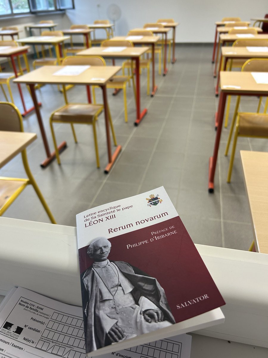 ArmelGuerne1983's tweet photo. Baccalauréat de Philosophie : finalement l’esprit de la philosophie n’est jamais autre chose que l’esprit de solidarité poussé à son comble. L’un des sujets attendait même que les élèves osent être à la hauteur d’une Lettre Encyclique - à la mesure de la démesure du Bien à faire. https://t.co/4zGVZDFjJj