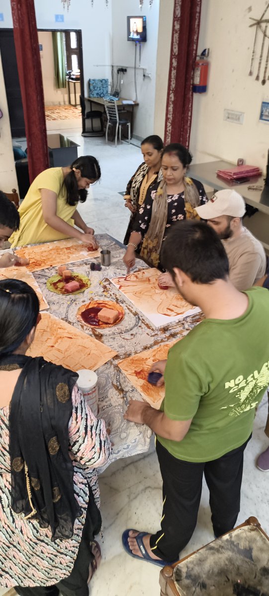 autistrys's tweet photo. Creativity, teamwork, and hands-on learning in action! Our participants enthusiastically engaged in a sensory art activity, exploring textures, colors, and self-expression while building social and motor skills. Every activity is a step toward confidence, connection, and growth. https://t.co/LoOI20mqnt