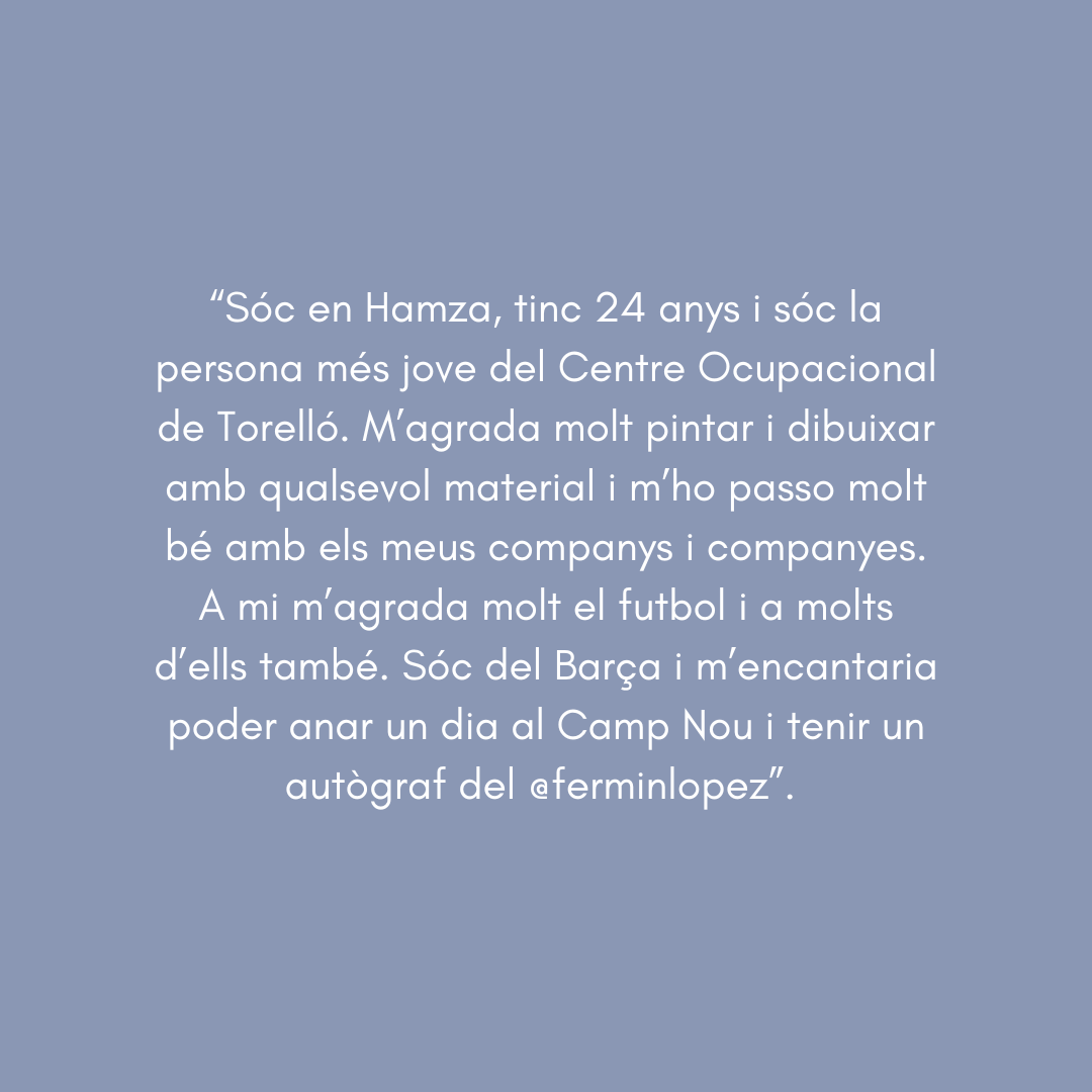 SantTomas_'s tweet photo. En Hamza no parla gaire i ho fa en veu baixa, però els seus ulls ho diuen tot😊.

Fa pocs mesos que s’ha vinculat a Sant Tomàs, però des que ha arribat és un més del grup 🙌. Participa en el grup de pàdel del Tennis Torelló 🎾 i ho gaudeix molt.
Endavant Hamza!✨

#SomSantTomàs https://t.co/wUyuFag8Iw