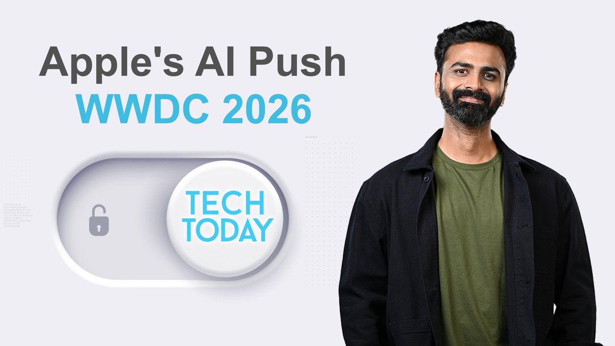 business_today's tweet photo. Apple WWDC 2026: The Siri AI Revolution Is Here! | iOS 27, Child Safety &amp; macOS Golden Gate

Watch: https://t.co/tvDKQUYqFm | #WWDC2026 #AppleIntelligence #SiriAI #iOS27 #AppleEvent 

@cyrusthewhyrus https://t.co/9OePzZ9EzR