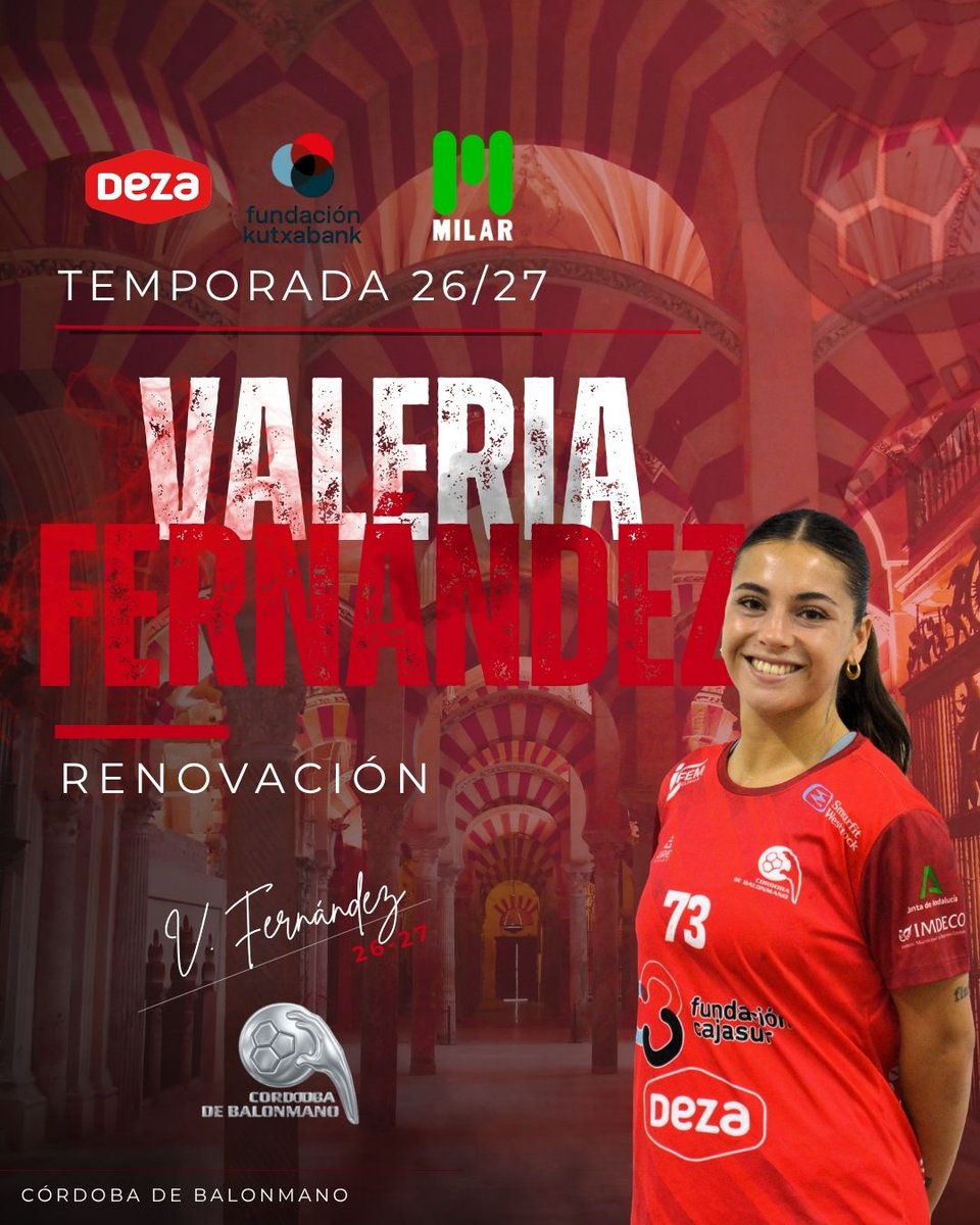 CordobadeBM's tweet photo. Valeria Fernández será granate una temporada más. La malagueña de 24 años seguirá desempeñando un papel importante en la primera línea del Deza CBM, donde exhibió un buen nivel su primer año. Objetivo: Seguir creciendo juntos https://t.co/GKMSCc2uHK