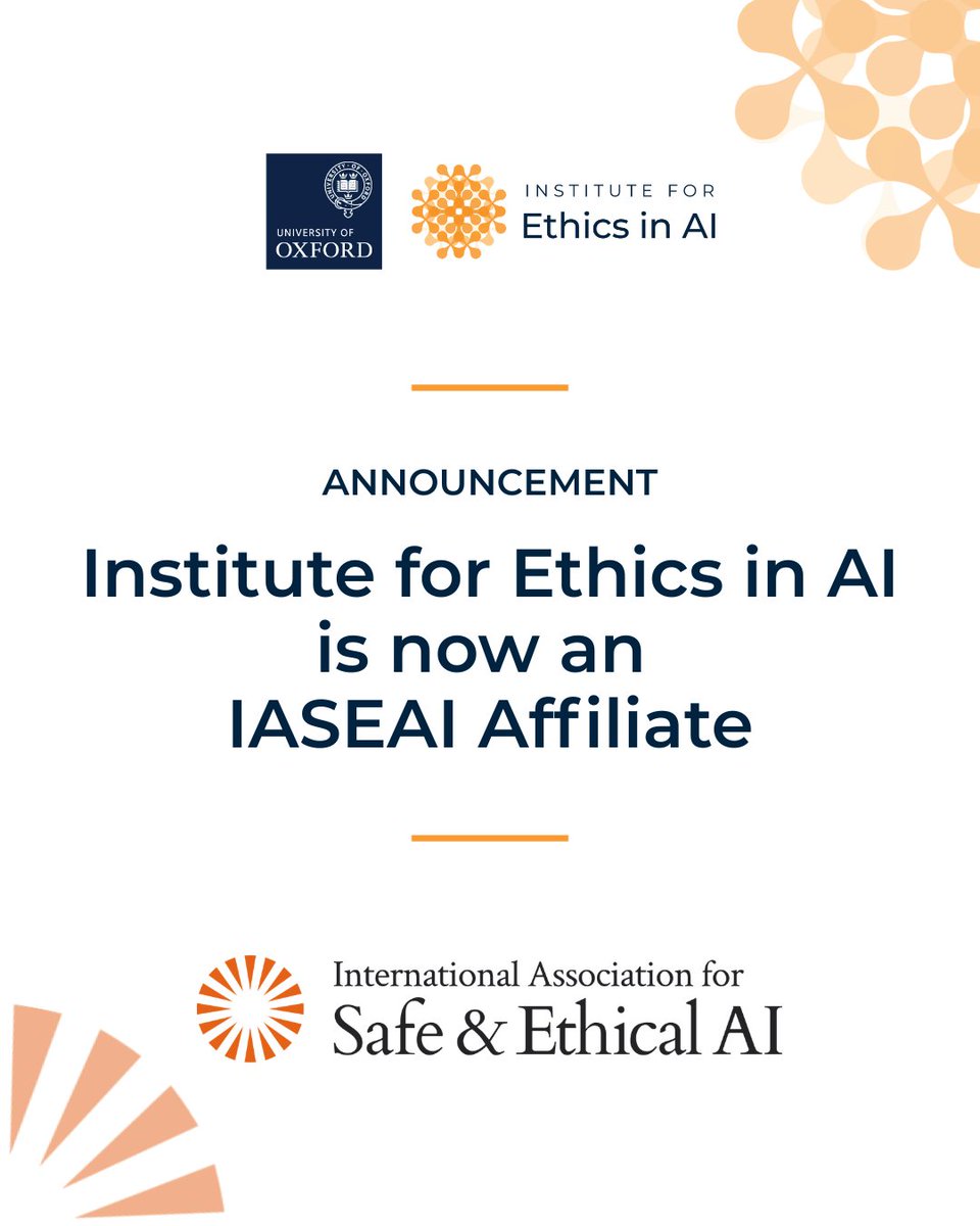 The Institute for Ethics in AI tweet media