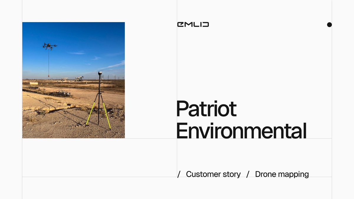 emlid's tweet photo. Patriot Environmental maps frack ponds with photogrammetry and bathymetry.

To get surface and subsurface in one survey, they use Reach receivers, a DJI drone with a sonar, and Starlink to connect both over NTRIP.

Swipe to see how it works. https://t.co/KJUww5yH28