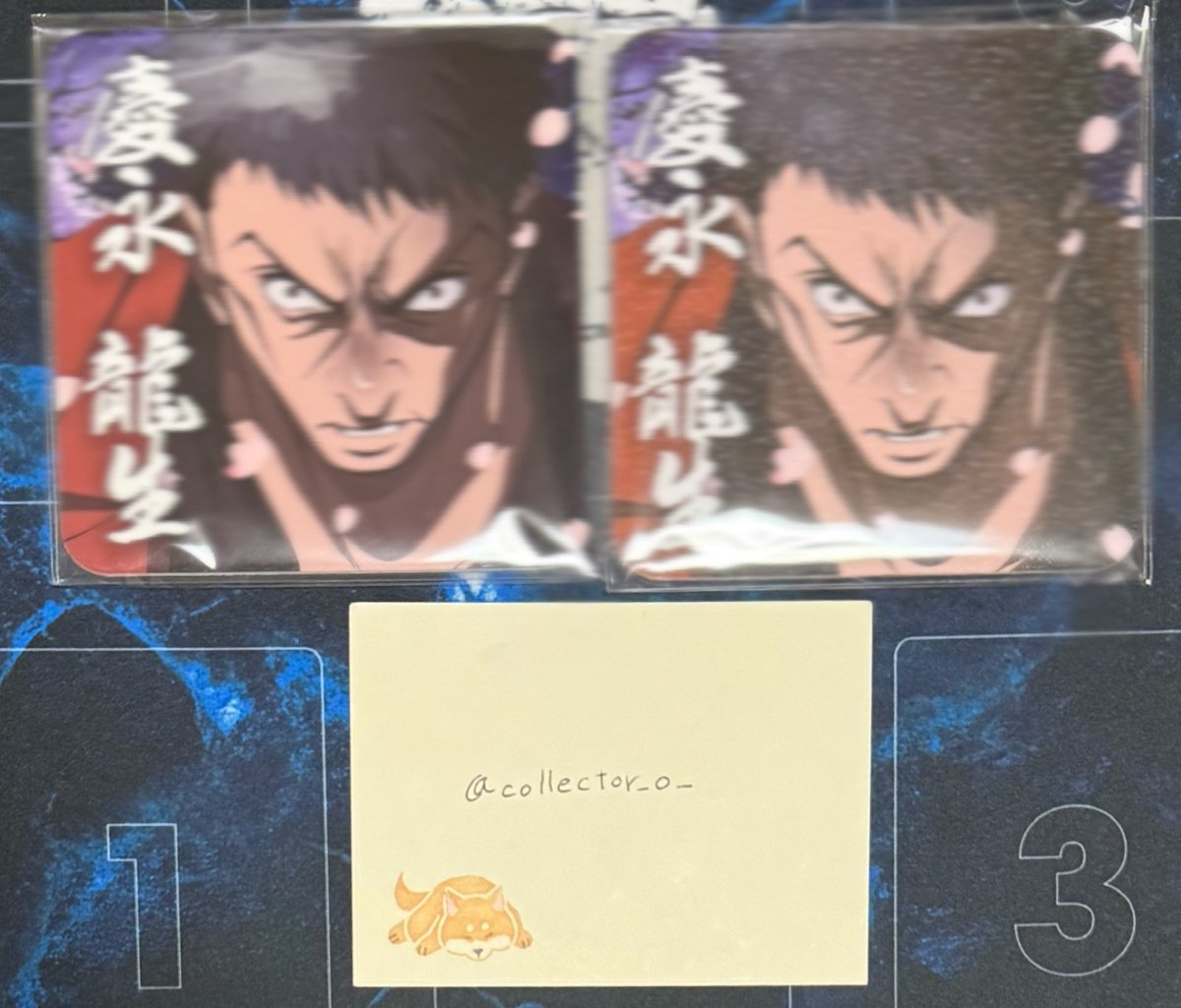 collector_o_'s tweet photo. ヒューマンバグ大学
マッドリボルトカフェ
MAD REVOLT CAFE
セルジオ襲来篇
裏神篇
華の天羽組 任侠カフェ
グッズ交換
グッズ買取
コースター交換/買取
トレカ交換/買取

無断転載防止の為、
添付画像全てにボカシ加工あり

【詳細】

[求]
画像1-3 参照
(香坂•反町•鳳崎•慶永のｺｰｽﾀｰ or ﾄﾚｶ/ｸﾘｶ)

[譲]
画像4-13 参照 (≒ポストツリーに掲載)
金銭(ｺｰｽﾀｰ=¥500-,ｶｰﾄﾞ類=¥400-)

[備考]
初回取引=リトリン必読(≒ﾘﾌﾟ時ﾘﾄﾘﾝ遵守)
手渡し(渋谷,新宿付近)＞郵送(追跡必須)
最新弾↔︎過去弾交換可能
(基本)同種品同士の交換希望
仕様違い交換(通常↔︎ﾎﾛ)は可能
異種交換(ｺｰｽﾀｰ↔︎ｶｰﾄﾞ類)は別途調整
缶ﾊﾞｯﾁは未収集ゆえ、異種交換対応不可
更新内容はポストツリー 参照
条件違いの声掛けには一切反応しません

推しキャラ4人(香坂•反町•鳳崎•慶永)のコースターおよびカード類のグッズを収集してます

交換をはじめ、買取(コチラが買う)も行なってますので、お手持ちのグッズにて、交換や譲渡しても良いという方がいらっしゃいましたら、お気軽にお声がけください😊