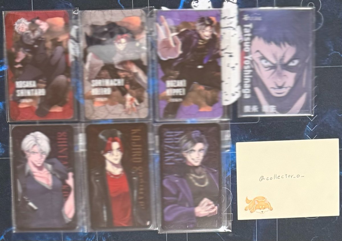 collector_o_'s tweet photo. ヒューマンバグ大学
マッドリボルトカフェ
MAD REVOLT CAFE
セルジオ襲来篇
裏神篇
華の天羽組 任侠カフェ
グッズ交換
グッズ買取
コースター交換/買取
トレカ交換/買取

無断転載防止の為、
添付画像全てにボカシ加工あり

【詳細】

[求]
画像1-3 参照
(香坂•反町•鳳崎•慶永のｺｰｽﾀｰ or ﾄﾚｶ/ｸﾘｶ)

[譲]
画像4-13 参照 (≒ポストツリーに掲載)
金銭(ｺｰｽﾀｰ=¥500-,ｶｰﾄﾞ類=¥400-)

[備考]
初回取引=リトリン必読(≒ﾘﾌﾟ時ﾘﾄﾘﾝ遵守)
手渡し(渋谷,新宿付近)＞郵送(追跡必須)
最新弾↔︎過去弾交換可能
(基本)同種品同士の交換希望
仕様違い交換(通常↔︎ﾎﾛ)は可能
異種交換(ｺｰｽﾀｰ↔︎ｶｰﾄﾞ類)は別途調整
缶ﾊﾞｯﾁは未収集ゆえ、異種交換対応不可
更新内容はポストツリー 参照
条件違いの声掛けには一切反応しません

推しキャラ4人(香坂•反町•鳳崎•慶永)のコースターおよびカード類のグッズを収集してます

交換をはじめ、買取(コチラが買う)も行なってますので、お手持ちのグッズにて、交換や譲渡しても良いという方がいらっしゃいましたら、お気軽にお声がけください😊