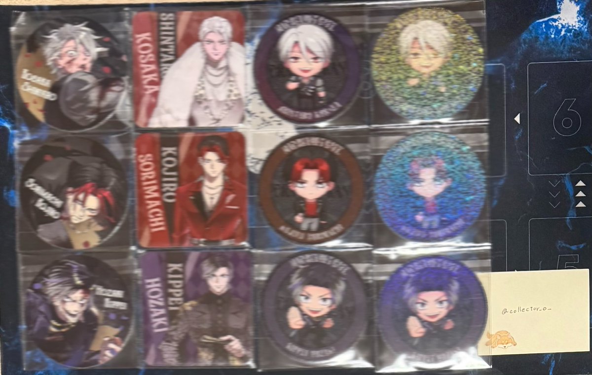 collector_o_'s tweet photo. ヒューマンバグ大学
マッドリボルトカフェ
MAD REVOLT CAFE
セルジオ襲来篇
裏神篇
華の天羽組 任侠カフェ
グッズ交換
グッズ買取
コースター交換/買取
トレカ交換/買取

無断転載防止の為、
添付画像全てにボカシ加工あり

【詳細】

[求]
画像1-3 参照
(香坂•反町•鳳崎•慶永のｺｰｽﾀｰ or ﾄﾚｶ/ｸﾘｶ)

[譲]
画像4-13 参照 (≒ポストツリーに掲載)
金銭(ｺｰｽﾀｰ=¥500-,ｶｰﾄﾞ類=¥400-)

[備考]
初回取引=リトリン必読(≒ﾘﾌﾟ時ﾘﾄﾘﾝ遵守)
手渡し(渋谷,新宿付近)＞郵送(追跡必須)
最新弾↔︎過去弾交換可能
(基本)同種品同士の交換希望
仕様違い交換(通常↔︎ﾎﾛ)は可能
異種交換(ｺｰｽﾀｰ↔︎ｶｰﾄﾞ類)は別途調整
缶ﾊﾞｯﾁは未収集ゆえ、異種交換対応不可
更新内容はポストツリー 参照
条件違いの声掛けには一切反応しません

推しキャラ4人(香坂•反町•鳳崎•慶永)のコースターおよびカード類のグッズを収集してます

交換をはじめ、買取(コチラが買う)も行なってますので、お手持ちのグッズにて、交換や譲渡しても良いという方がいらっしゃいましたら、お気軽にお声がけください😊