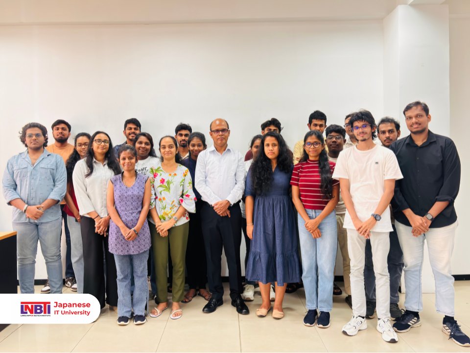 lnbti_'s tweet photo. Industry Preparation Session at LNBTI 🇯🇵  🇱🇰

📞 Contact us: 011 7 370 620
🌐 Visit: https://t.co/AcB7iEtcig

#LNBTI #JapaneseITUniversity https://t.co/6ccjJ5EMLw