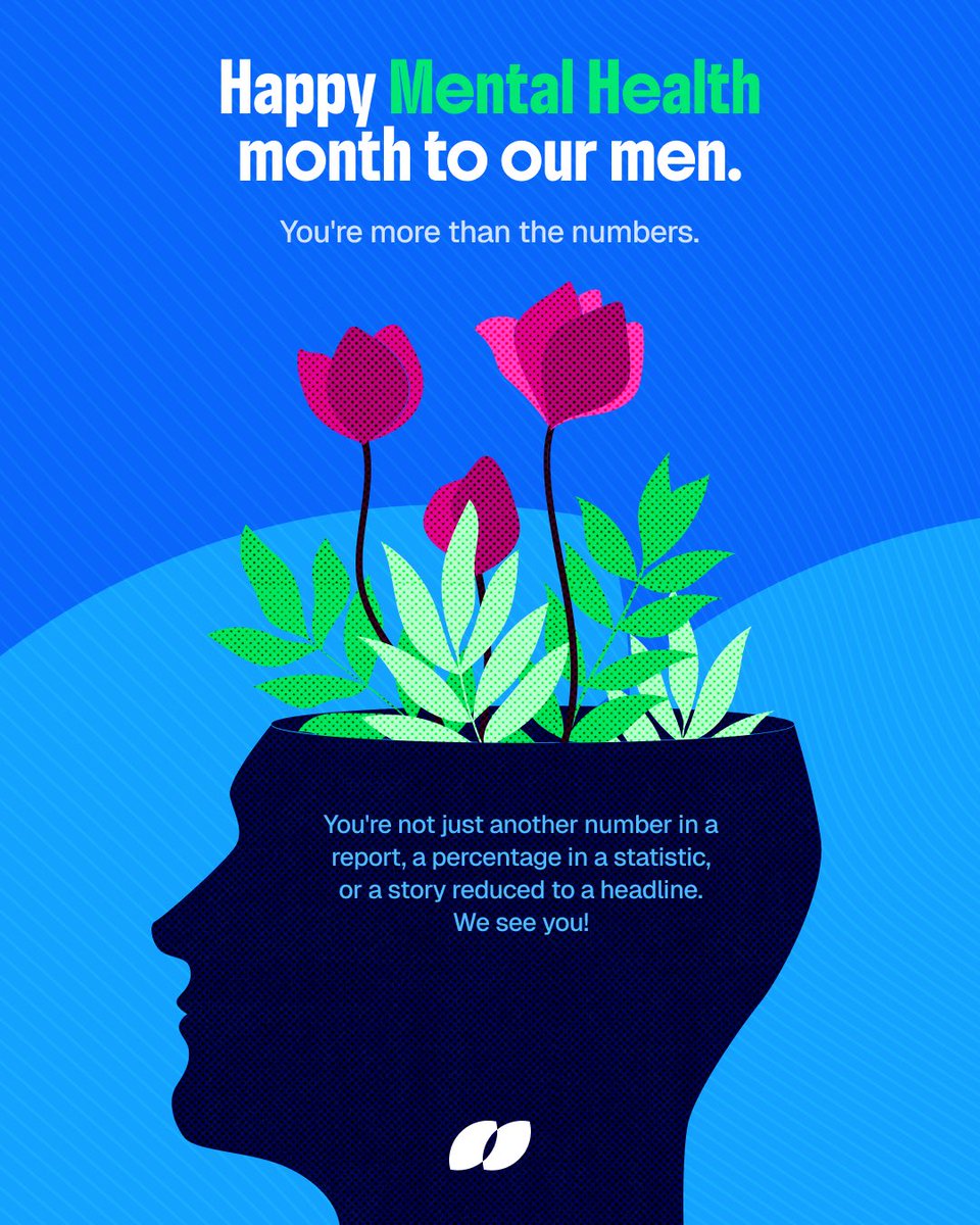 usemustardapp's tweet photo. This Men's Mental Health Month. You're not just another number, a part of the statistics or a study.

You're loved, you're seen, and you matter.❤️❤️ https://t.co/7UBbPF7czJ