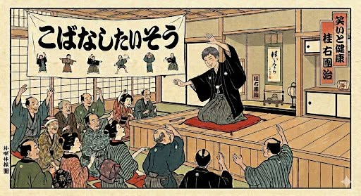 udanji's tweet photo. 桂 右團治
1分 ·
笑いと健康の話、落語界の話、修業中の話、落語 という趣向で参上
あたしの「こばなしたいそう」も皆様でやっていただきました
先日の國語問題協議會さまに作っていただきました画像にならい『笑いと健康』「こばなしたいそう」の画像を😊
どうぞご贔屓に🙇‍♀️
あなたの元に伺います！！ https://t.co/sPfrvP0Szf
