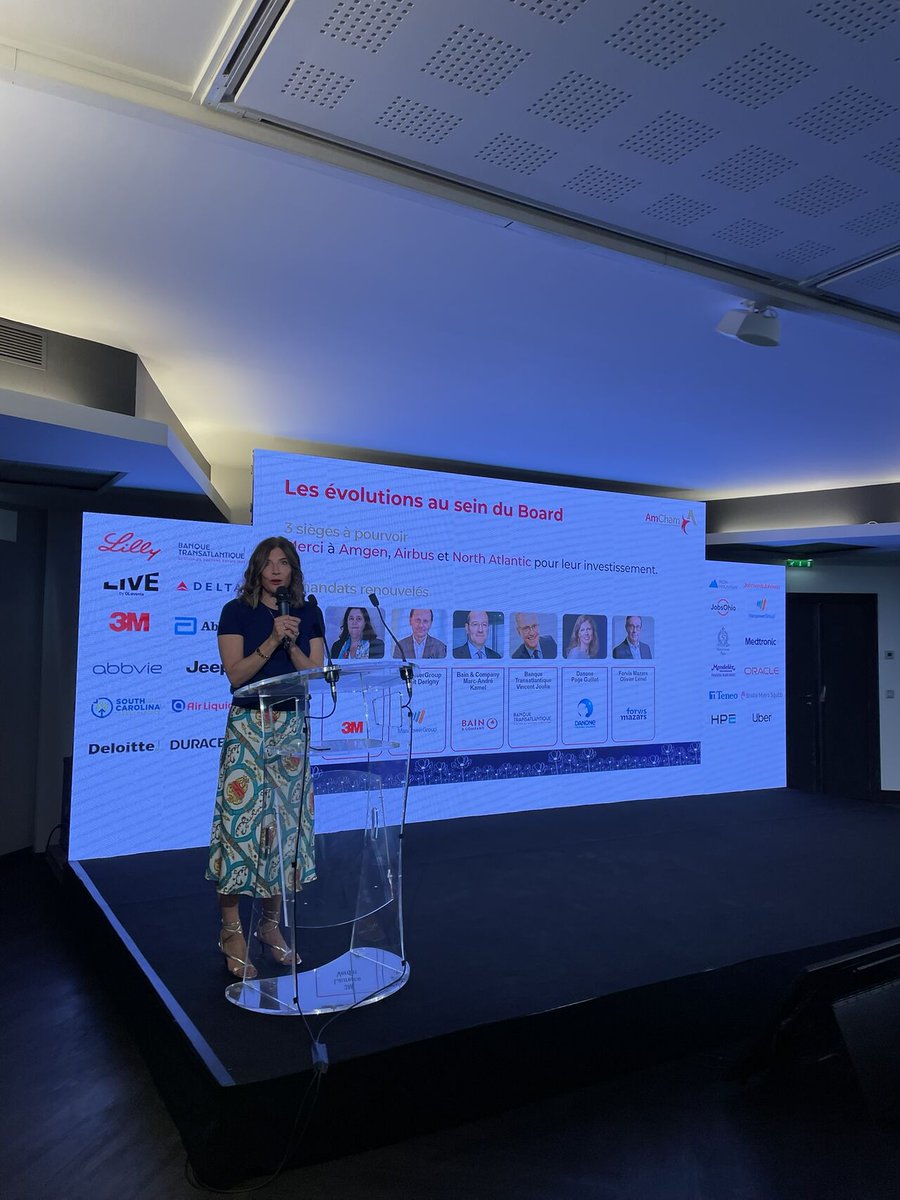 amchamfrance's tweet photo. Nous avons été ravis d’accueillir nos Membres aux Jardins Saint-Dominique pour notre Assemblée générale annuelle le 11 juin dernier. 

Une année marquée par une forte croissance, une activité accrue et la création d’un nouveau Pôle Affaires américaines. 📈 

Nous accueillons également 3 nouveaux Membres au sein de notre Board  : Cedric Duclos de Saft, Céline Dujardin de Medtronic et Louis Henocq de Iron Mountain. 

Merci à eux pour leur implication au sein notre communauté. 👏