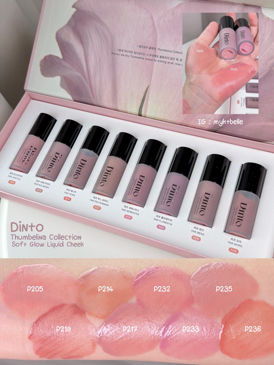 MyKtbelle's tweet photo. สวอช Dinto Soft Glow Liquid Blush บลัชน้ำ ไอเม็มลับคนขกแต่งหน้า อันนี้มันปรุงจืดได้เลยอ่ะ มันกลืนผิวมากๆ แล้วเล่นกับสกินโทนเก่งสุดๆๆๆๆๆๆๆ เห็นสวอชแบบนี้ ลงผิวไปมันจะเบลด์หายไปกว่าเดิม ชอบโทนเจ้านี้ มีแนบวิดีโอตอนลงผิวให้ดูข้างล่างๆๆ https://t.co/GaECJ44Of5