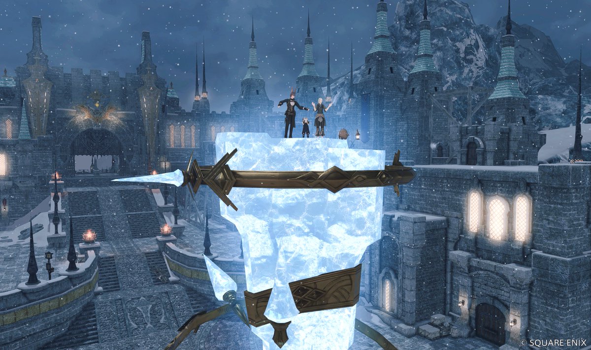 EIL_ff14's tweet photo. 遅くなったけど先週の地図
ありがとうございました！SPチャレンジのヤーンミニオン見れた凄い✨おめでと〜！
その後びっくりエーテの上立てる所教えて貰って記念SS🙌 https://t.co/wKN2jWBvBq