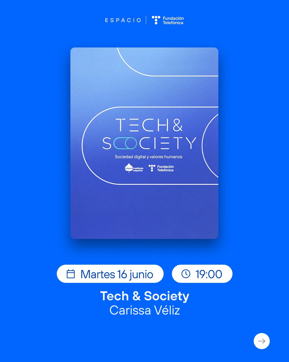 EspacioFTef's tweet photo. Esta semana puedes aprender a comprar por internet, cuestionar la tecnología, hablar del Imperio romano con Mary Beard y descubrir tus superpoderes cuánticos. 📆😅🙂‍↔️

Difícil encontrar una agenda más variada, ¿no crees? https://t.co/f5J1xXNj7l