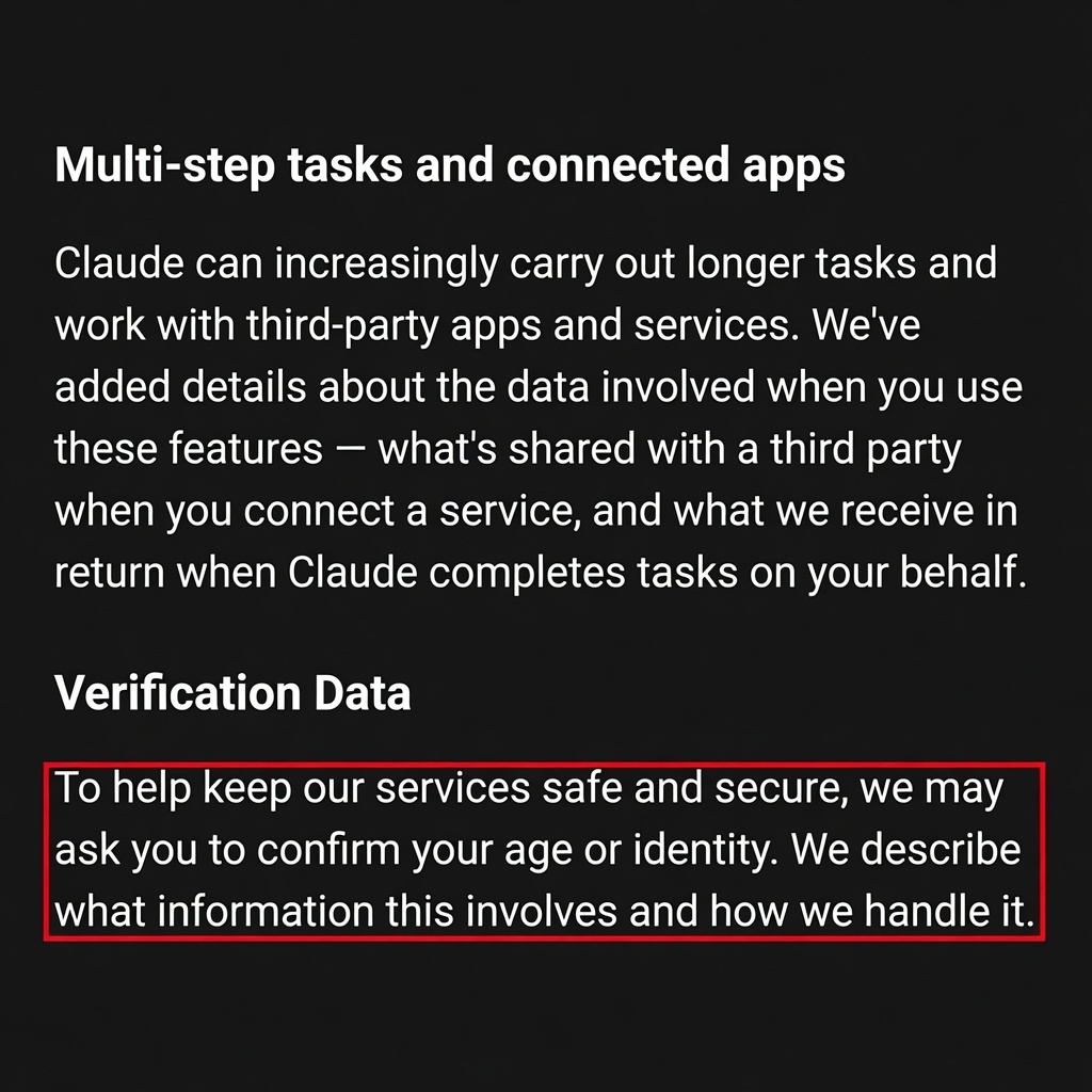 crypto_banter's tweet photo. Anthropic Adding ID Checks

The AI lab is updating its policy, effective July 8, and may soon require government ID, face scans, and biometric data for users, starting with developers.

Centralized AI layering on KYC and surveillance in the name of safety.

This friction and privacy cost make decentralized crypto AI even more compelling.

Open models, on-chain incentives, local compute, no gatekeepers.