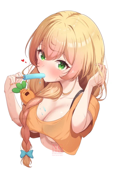 暑くなってきたのでアイスを食べるねねち #ねねアルバム
