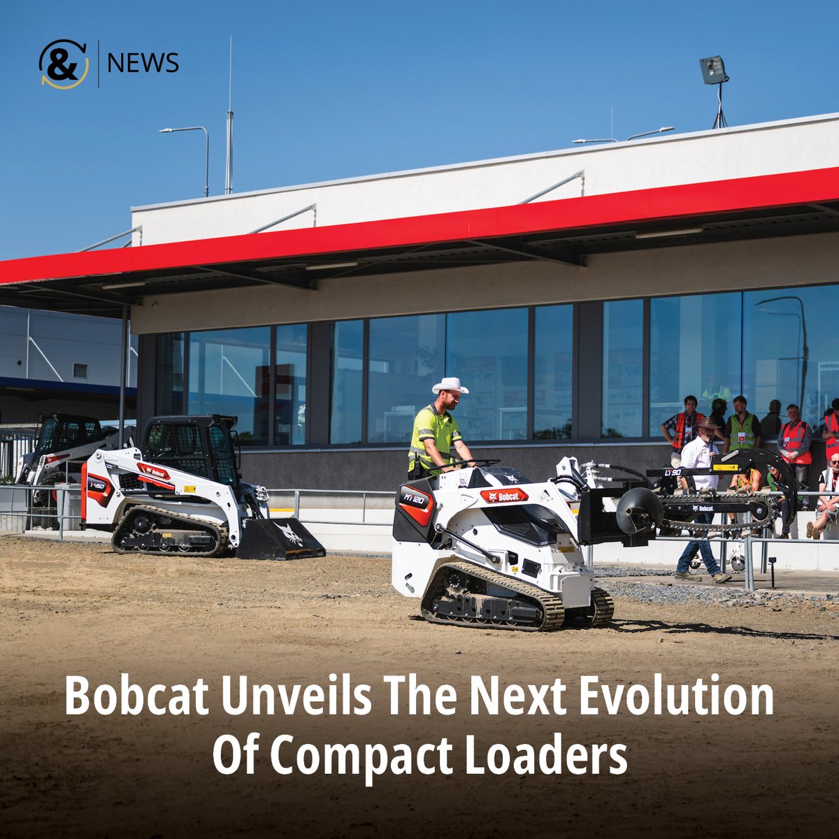 plantnequipment's tweet photo. At Demo Days 2026, Bobcat unveils its next-generation loader lineup, introducing the new R-Series Evolution Compact Loaders, T650 Compact Track Loader, and MT120 Mini Track Loader.
🔗 https://t.co/C7AzHKfZmY
#PlantAndEquipment #BobcatLoaders #DemoDays2026 #CompactLoaders https://t.co/IizACDmkpR
