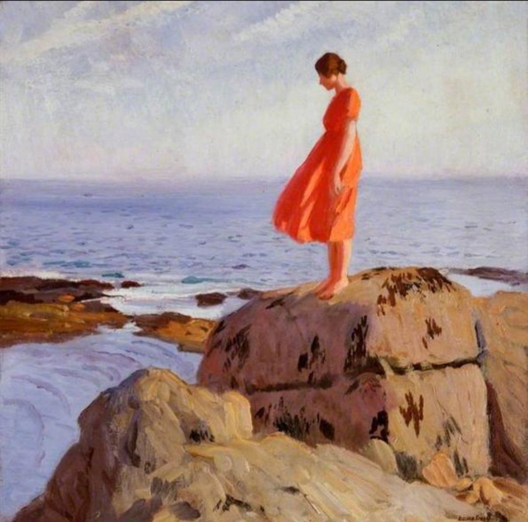 hodgetts_susan's tweet photo. What is this life if, full of care,
We have no time to stand and stare?—
No time to see, in broad daylight,
Streams full of stars, like skies at night:
.
"Leisure" #WHDavies (1871-1940)
.
#ClassicLitMonday
🖼️A Dark Pool, 1918 #LauraKnight https://t.co/kU9Lm6drd3
