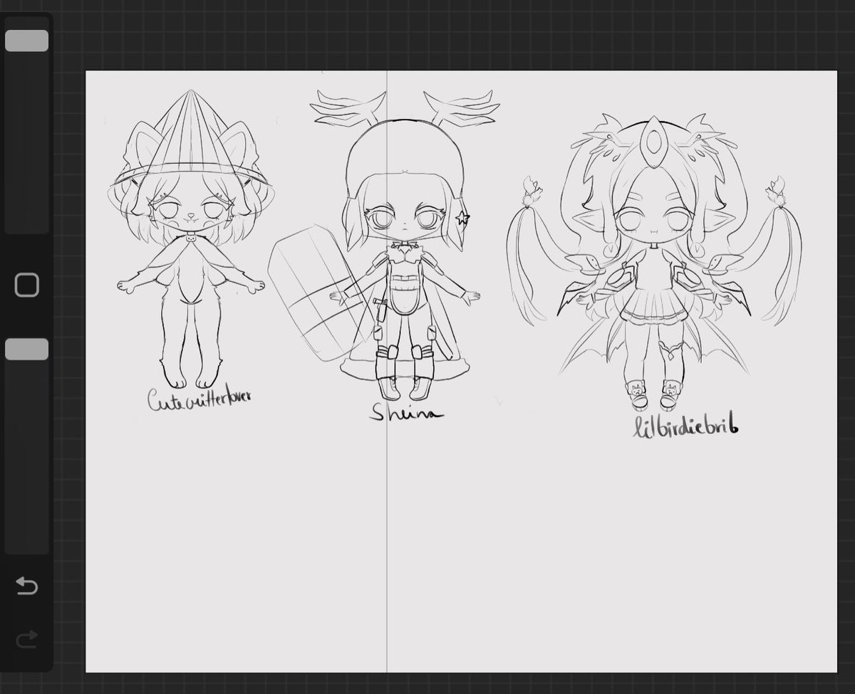 Moninaplu's tweet photo. Thank you all for joining , I’ll be drawing the most ocs posible , here are the first 3, soon will be finished 😻 https://t.co/DekgBvvkg1
