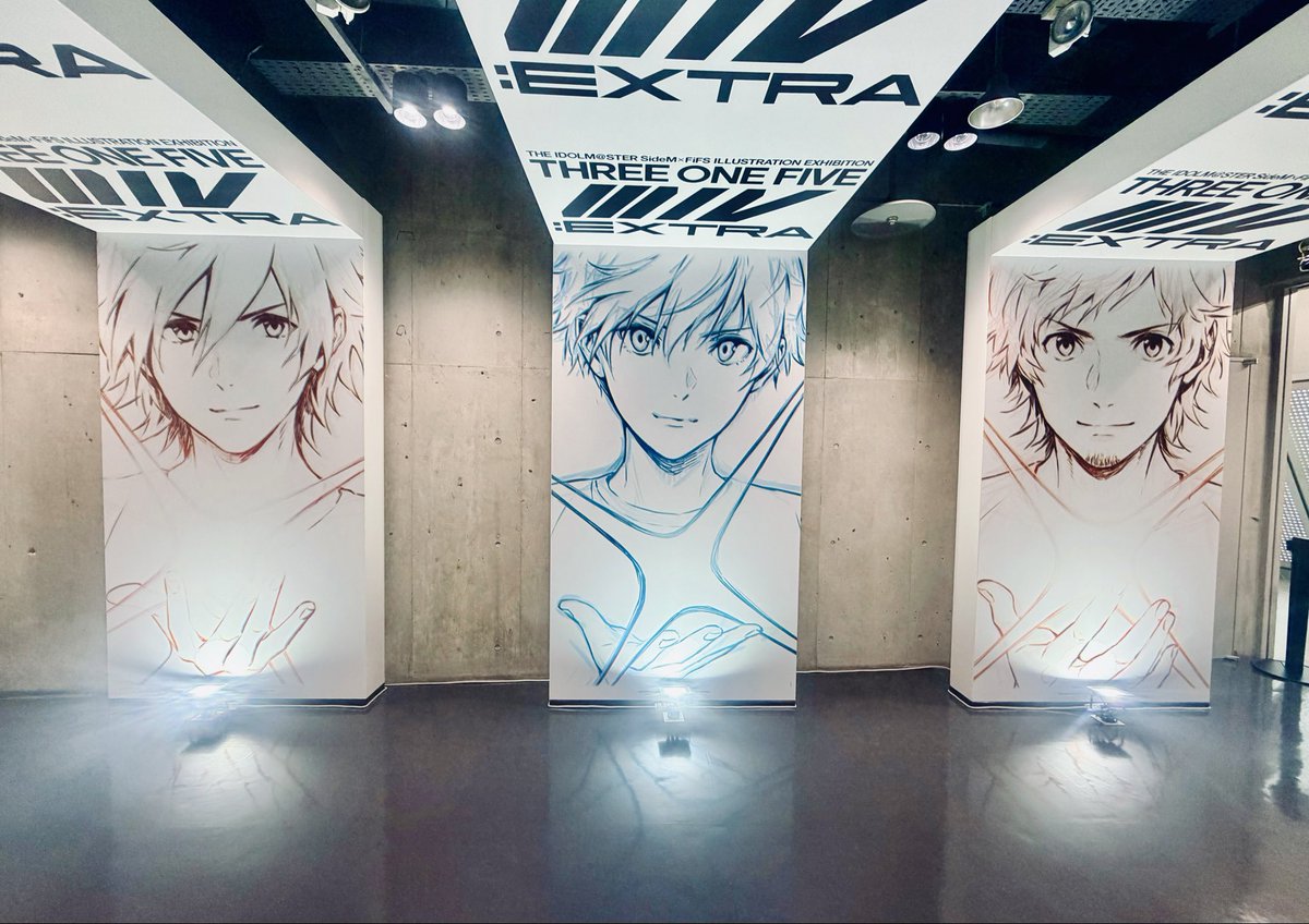 tsudzumi_ya's tweet photo. アイドルマスター SideM × FiFS イラスト展
 『スリー・ワン・ファイヴ』:EXTRAの内覧会に、スズカ先生の連れとしてお邪魔させて頂きました🥹✨

大好きなアイドル達の大切なお仕事、そしてFiFSの皆さまの情熱漲る素敵な展示会に参加でき、とても幸せでした…！！

そしてその時の喜びの日記漫画も添えておきます。

>>>会期は6/28まで<<<
皆さまぜひお立ち寄りください🖤🤍

#SideM #SideMxFiFS