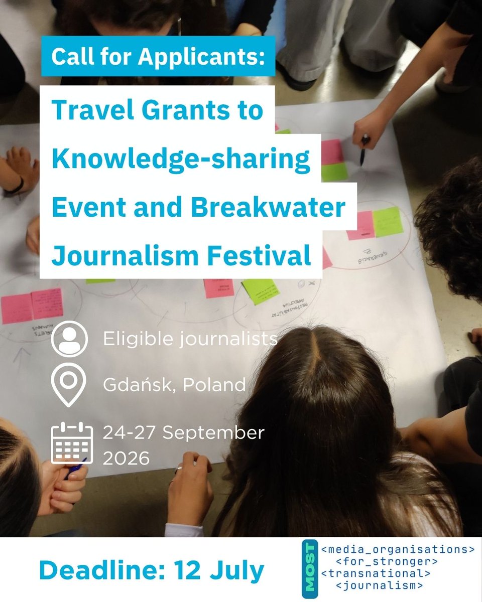 Info_Activism's tweet photo. Tactical Tech is offering travel and subsistence support of up to €1,000 per person to attend the BREAKWATER International Journalism Festival.    🔗 https://t.co/hJYTRFvKof https://t.co/sooSwc7vwB