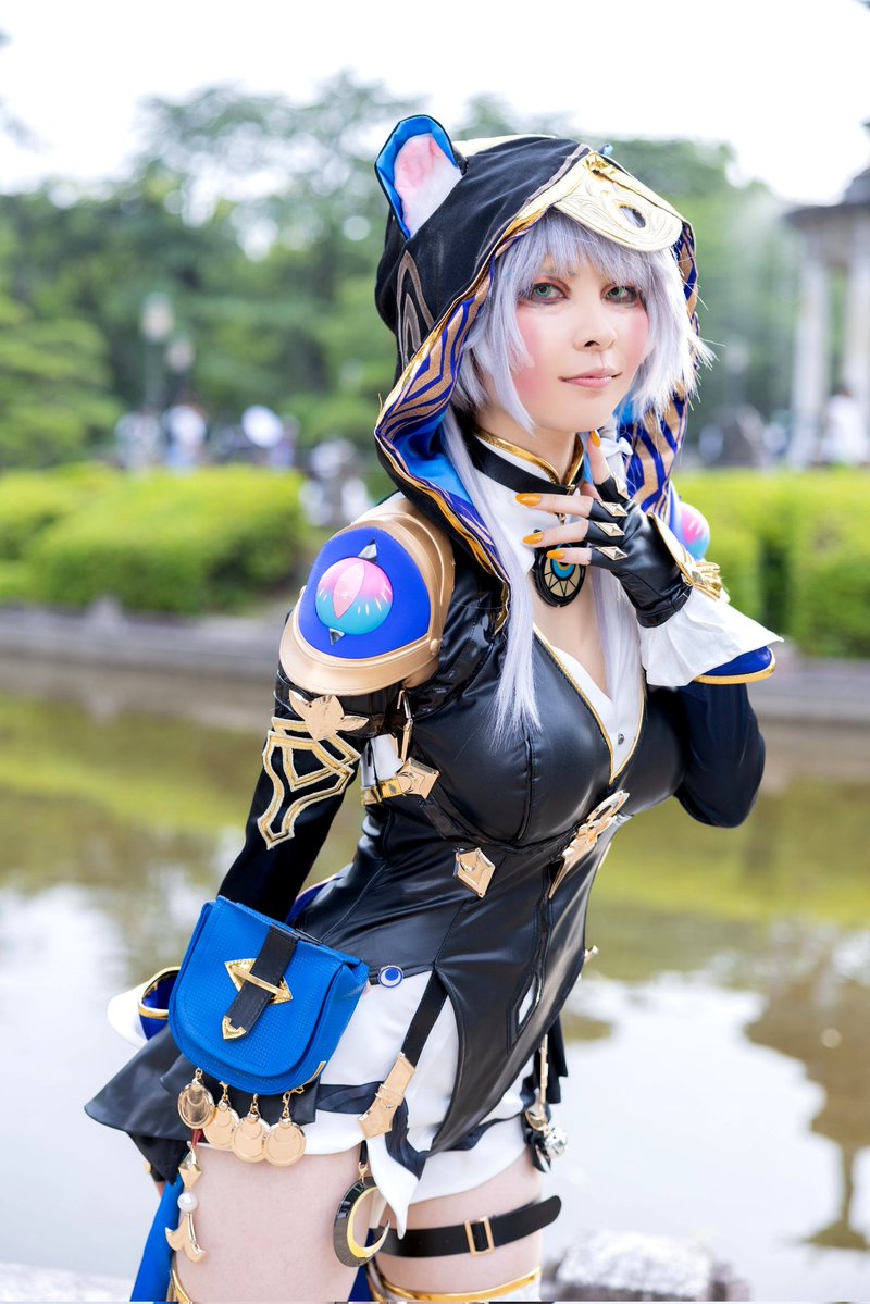 yukihanahoyocos's tweet photo. 「⚠️Cosplay.装飾1部不足.」
崩壊スターレイル／サフェル
Honkai:StarRail／Cipher

───いいもんみっけ.

📸photo:とり(@torisan03)様

#アコスタ鶴舞 
#アコスタ 
#雪花コス記

#HonkaiStatRailcosplay 
#HonkaiStatRail #Chiper https://t.co/YqloPm1JtW
