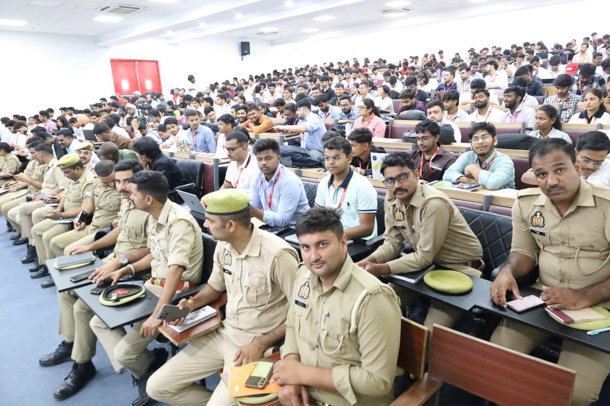 cybernitinX's tweet photo. I delivered a training session at Amroha Police Cyber Security Internship Program 2026 on 13th June 2026, engaging with more than 850 enthusiastic interns on some of the most critical and emerging topics in the digital world.
@AnjaliKataria19 @Uppolice @amrohapolice 

#APCSIP 👏🏻 https://t.co/Lw45JIwzQI
