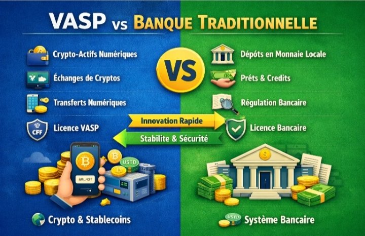 sagate20's tweet photo. Les VASP deviennent le nouveau point de contrôle entre crypto et finance traditionnelle.  

Innovation rapide vs stabilité monétaire.  

La régulation africaine doit reconnaître cette réalité et adapter ses cadres.  

BlockchainAfrica #RégulationCrypto #Stablecoins https://t.co/IS6I679UUs