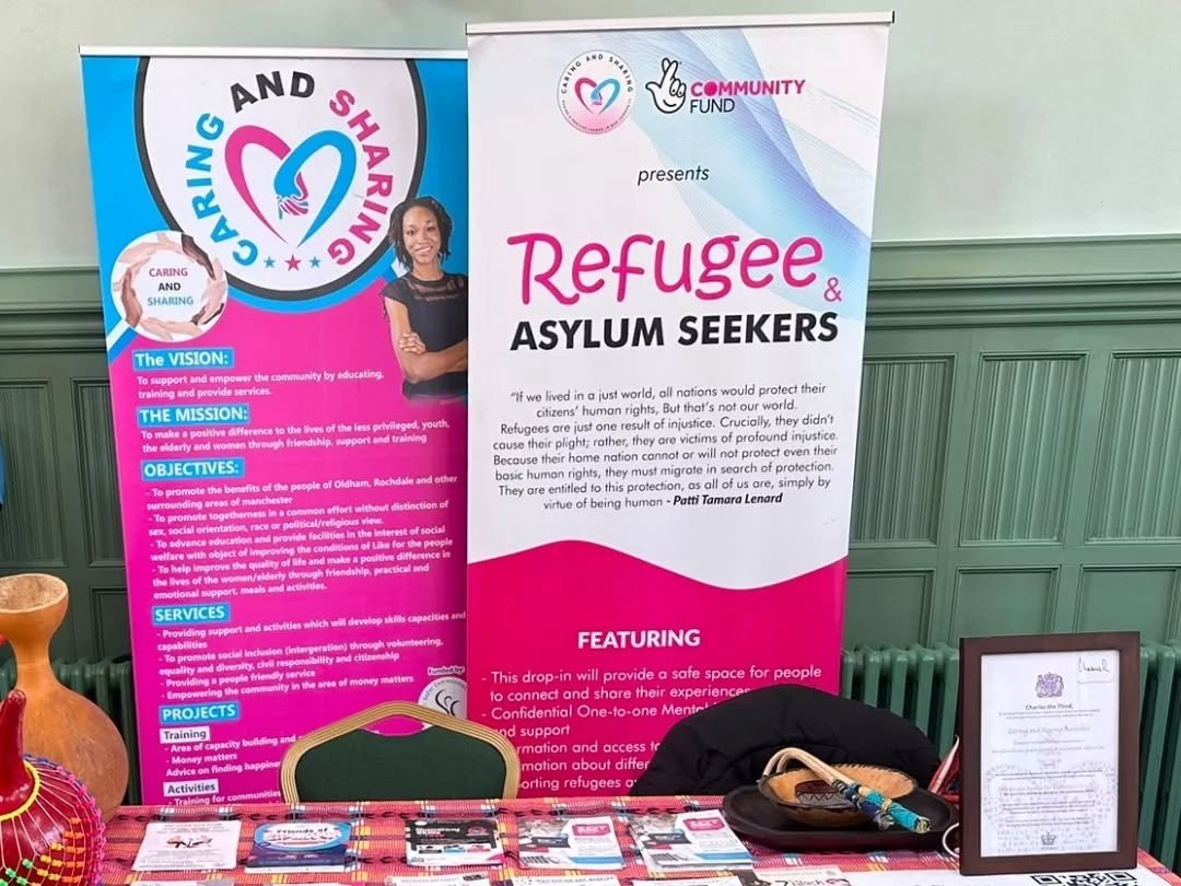 CAS_rochdale's tweet photo. We’re live at @RochdaleTH for Refugee Week; connecting with community, sharing information, and celebrating belonging in action.
#casrochdale
#refugeeweek2026 #communityinaction #bamecommunity #communityinclusion https://t.co/qZfKtSgHuS