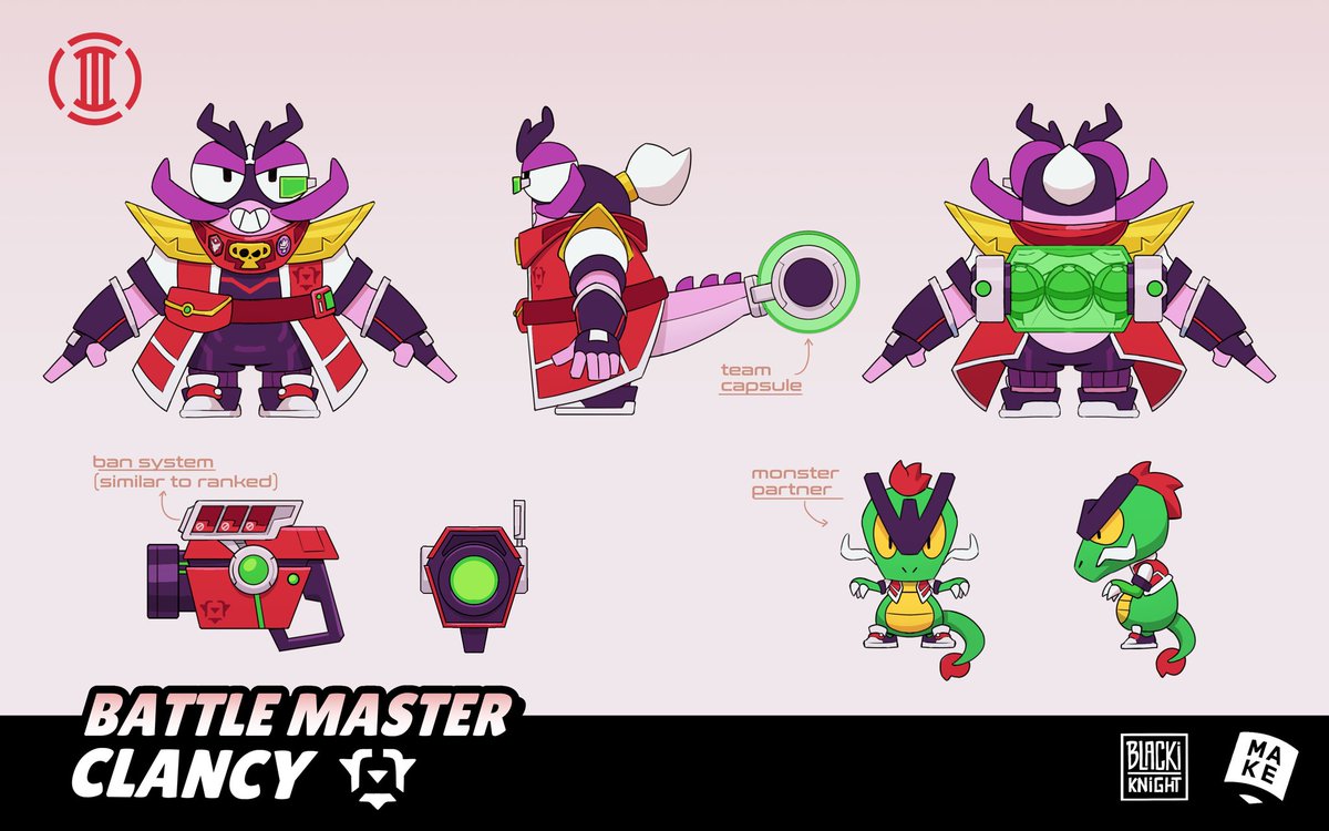 blacki_knight's tweet photo. BATTLE MASTER CLANCY is the arena's elite competitor. Get ready for the duel!  

#brawlstarsart #supercellmake https://t.co/LJP8l4Ogsr