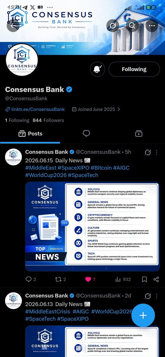 gadangholick's tweet photo. @GiveAwayHost @ConsensusBank done 🏆 https://t.co/kuO1gy4jHW