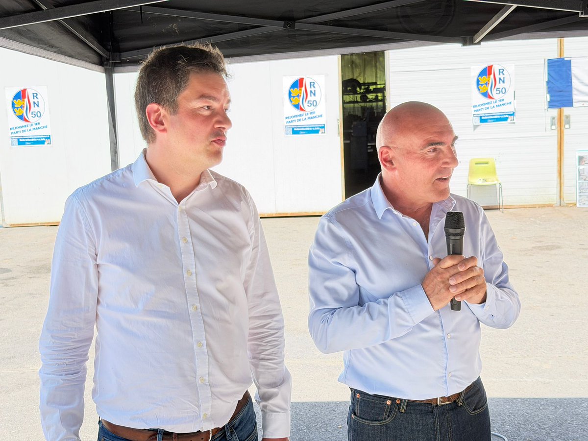FranckSimon61's tweet photo. #RN50 #Manche #Timotheehoussin
Repas estival du RN Manche à Agon-Coutainville, en présence de Timothée Houssin, député de la 5ᵉ circo. de l’Eure.
100 participants étaient réunis pour échanger sur le travail de notre groupe à l’Assemblée Nationale et sur les échéances à venir https://t.co/7cNJru8M78