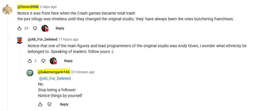 MagcargoMan's tweet photo. @YouTube @TeamYouTube Hi. I just wanted to know why so many racist neo-nazi accounts are allowed to run rampant on the site and get ignored when reported? Or why my comments calling them out get censored and hidden? https://t.co/dLc886VZK8