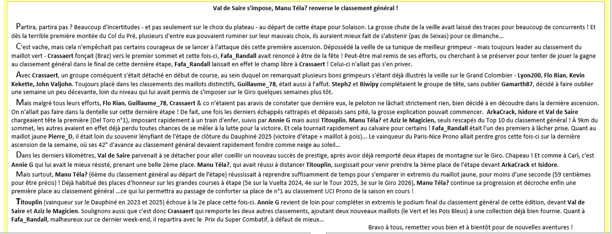 Jeu TDF Prono tweet media