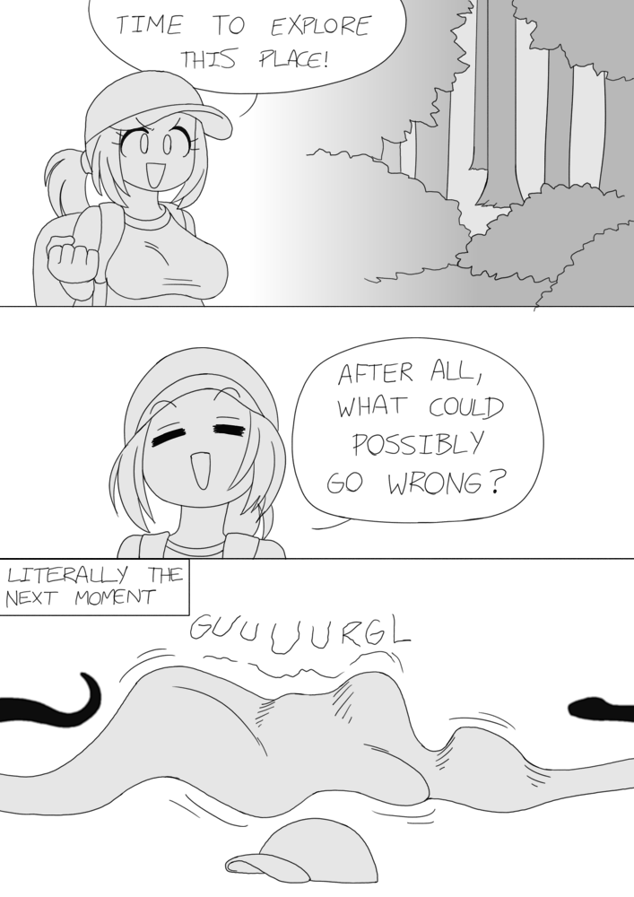 Alien_ado_2's tweet photo. Comic - What Could Possibly Go Wrong?
#vore https://t.co/xJqSLKdhHY