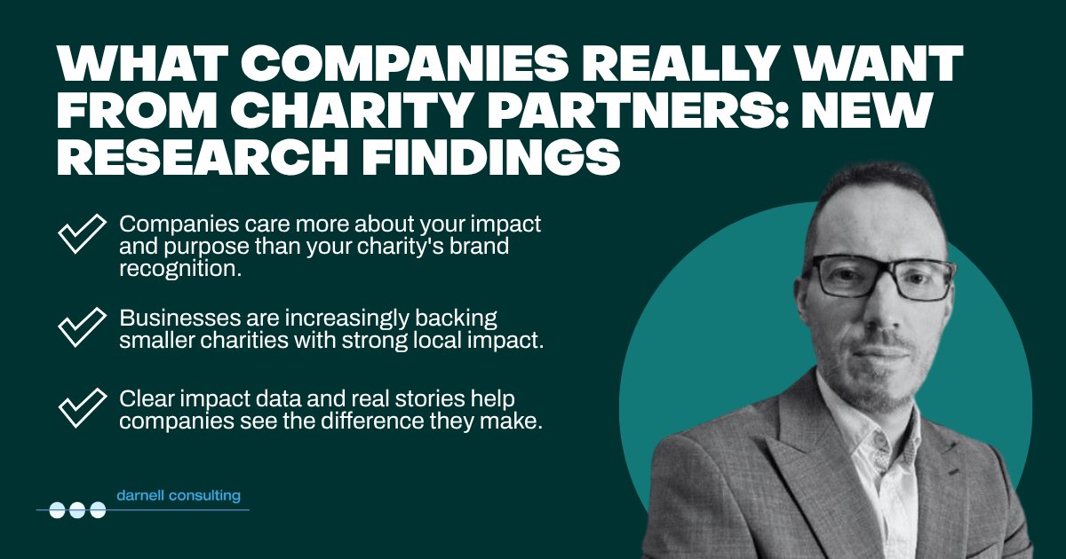 CIOFtweets's tweet photo. New research is challenging common assumptions in corporate fundraising. 

Based on 100+ hours of research, Grahame Darnell shares what businesses value most in charity partnerships, from impact and purpose to local relevance. 

Find out more:https://t.co/PFHewY3kzD https://t.co/SXL6TZWg0H