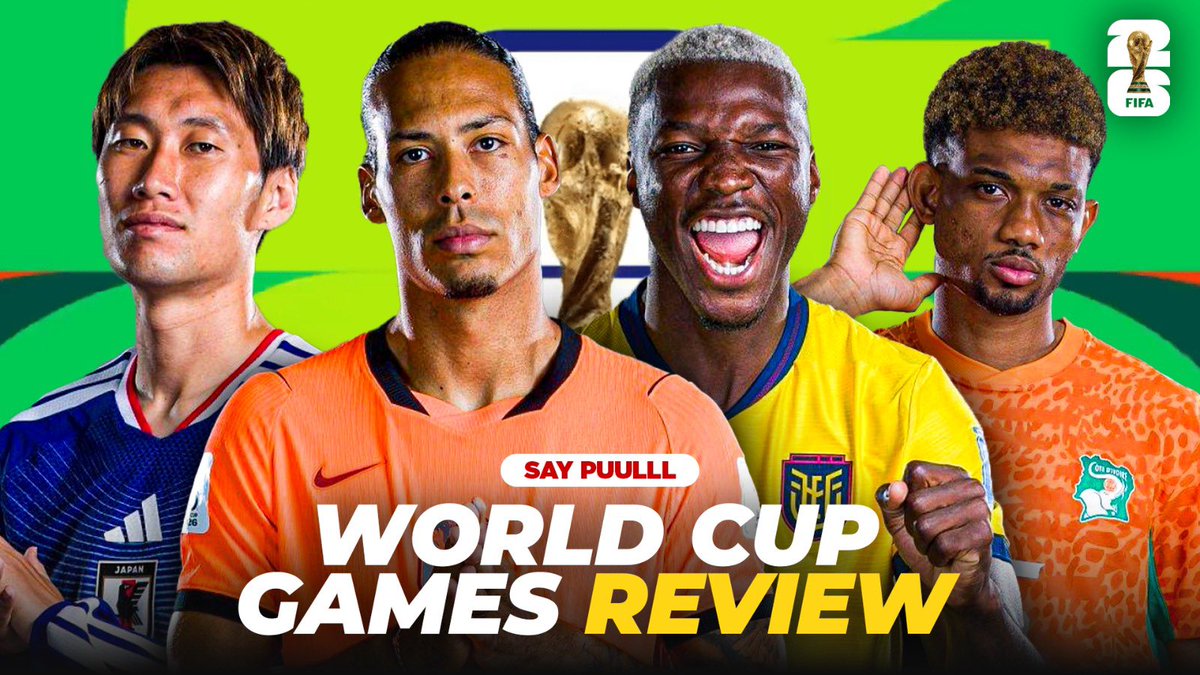 CyrusAgogo's tweet photo. Say puuulll🔥🔥
Côte d’Ivoire vs Ecuador Review 
Netherlands vs Japan Review 
Germany vs Curaçao Review 
Please watch and subscribe to the channel 🙏❤️

https://t.co/oAWixLLfPh https://t.co/K9Zs8ph1ZB