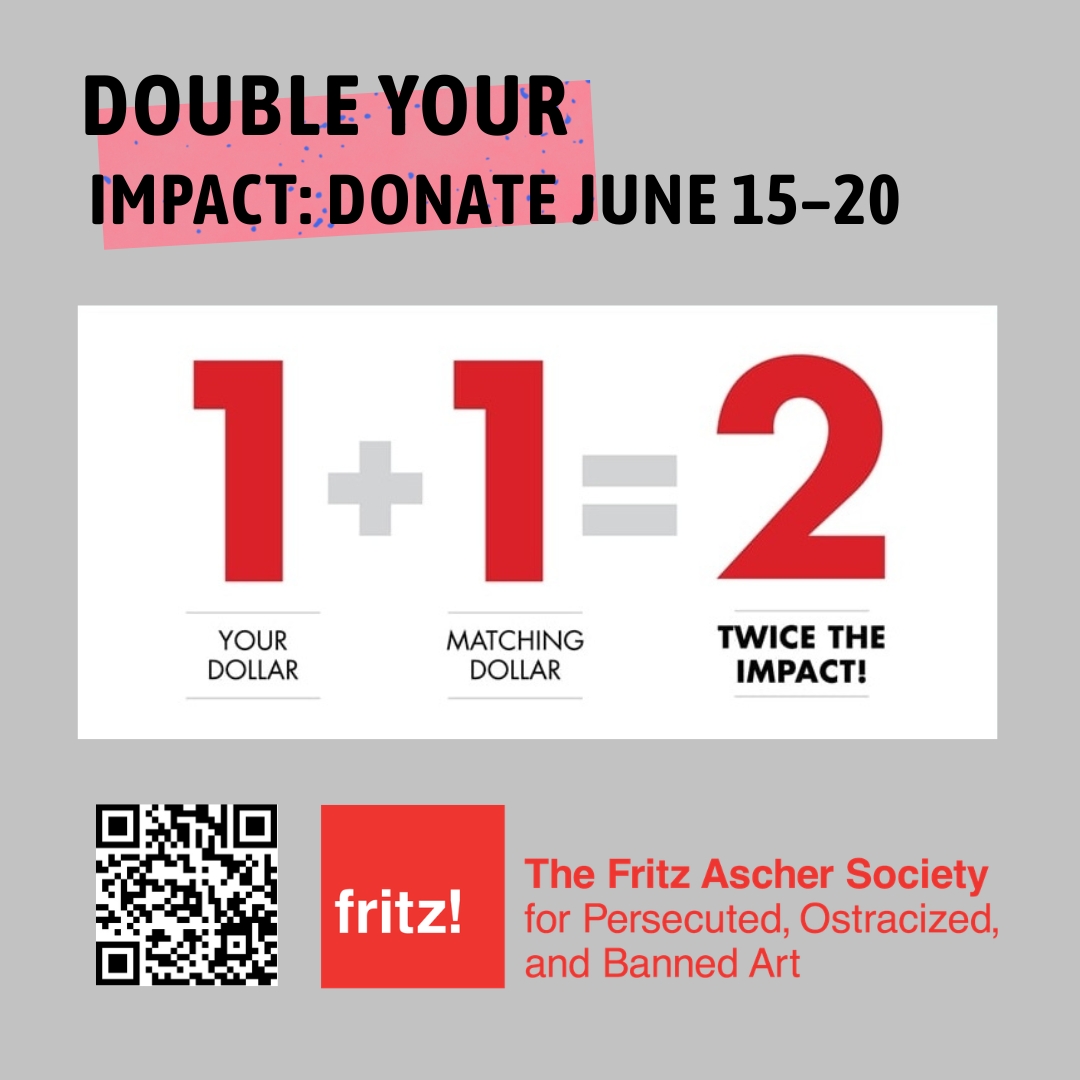 Ascher_Society's tweet photo. 🌟 Starting TODAY: Your impact can go twice as far! 🌟 From now until June 20, every donation to the Fritz Ascher Society will be MATCHED dollar for dollar by a generous supporter. This is a unique opportunity to support us in expanding our reach and in discovering and researching buried art treasures and their stories. Donate now and double your support: https://t.co/Y4HIATpVLd The Fritz Ascher Society is a not-for-profit 501(c)3 organization. Your donation is fully tax deductible.
#DoubleYourImpact #SupportTheArts #ArtMatters #FritzAscherSociety #ArtHistory #AmplifyVoices #DonateNow