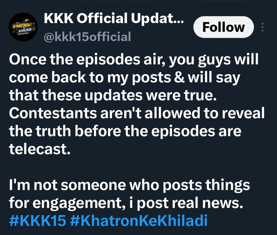 rac_5577's tweet photo. @EndemolShineIND @ColorsTV @iamrohitshetty 

Kindly take some action against this id.

#GauravKhanna fans mass report this account. 

           @kkk15official https://t.co/8IRznUlT9G
