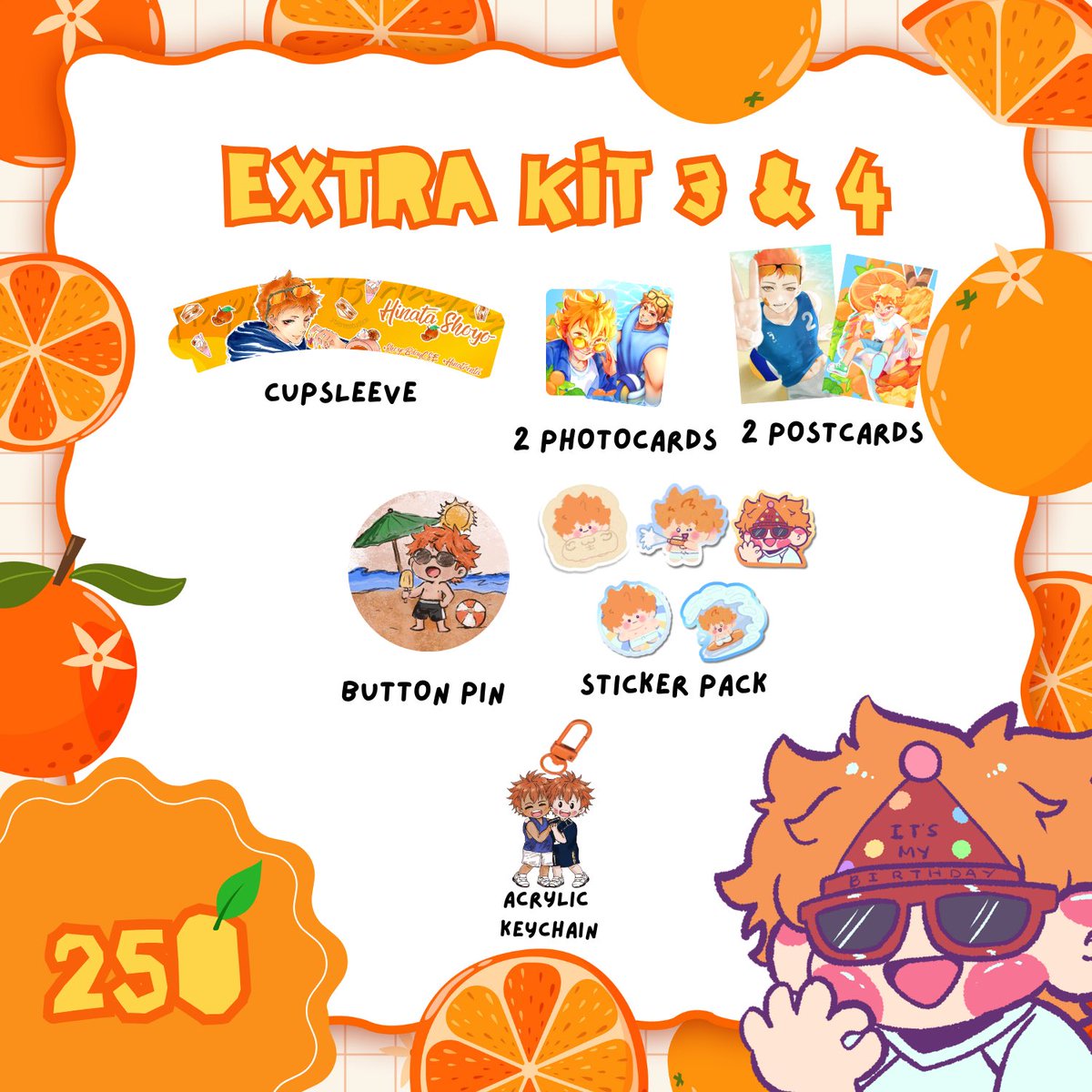 trentahinata's tweet photo. 🍊Good news, ka-Ponkan!

If hindi kayo nakapag register, may chance pa kayo maka attend ng event! May mga extra kits kaming available na open only to ONSITE ATTENDEES. 

To claim a kit, please message us directly. First-come, first serve. 

#ShoyoBdayCSE #TrentaHinata #Hinatrenta https://t.co/fDbThHOhyB