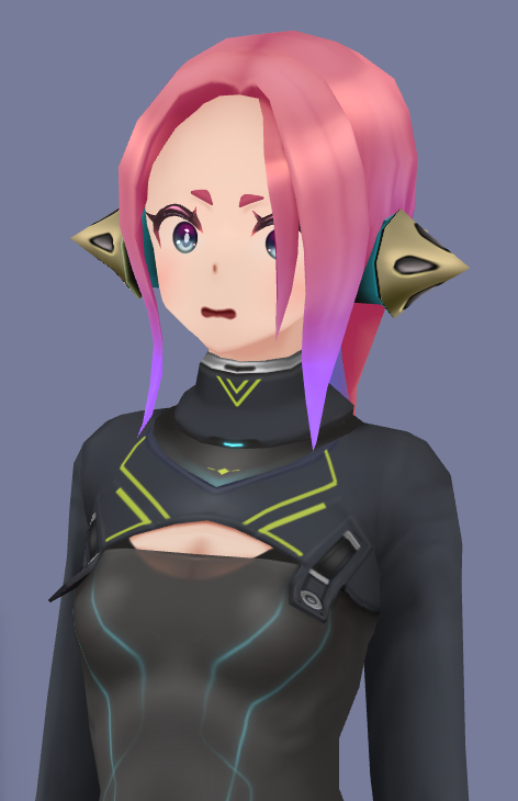 poyavr's tweet photo. 3000ちょいこえだけど、ローポリ子ちゃん大体完成
お口をテクスチャアニメにしたので、顔の輪郭とかにポリゴンを避けた。 https://t.co/BdKVK9qG1j
