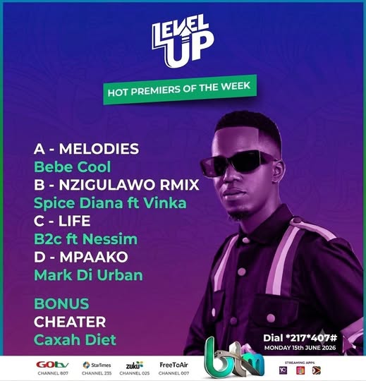 BTMTelevision's tweet photo. Grab a seat at 3PM — Level Up Show Hot premier with MC Bry P will drop the week’s best video release.# Level up show #btmupdates https://t.co/X2oNyLHWXl